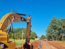 Asphalt in deutscher Kolonie wird repariert