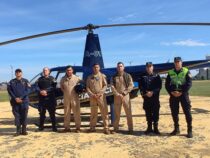 Itapúa Seguro: Luftunterstützung mit einem Hubschrauber, um die Unsicherheit in der Region zu bekämpfen