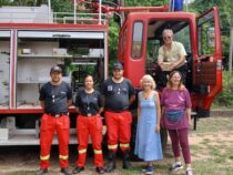 Spendenaktion für den Kauf eines Feuerwehrautos in Kapii, Independencia