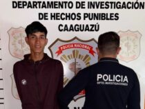 Junger Mann, der durch kleine Luke kletterte, wurde in Caaguazú festgenommen