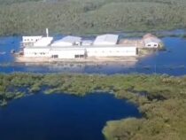 Das künftige Regionalkrankenhaus von Fuerte Olimpo hat ein kleines Wasserproblem