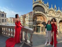Lady in Red: Tour durch Venedig
