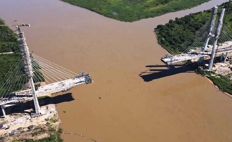 Keine 150 m mehr, um Paraguay mit Brasilien zu verbinden
