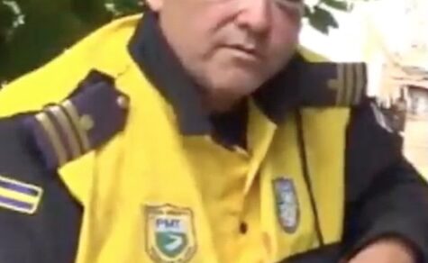 Brutaler Angriff auf einen Verkehrspolizisten