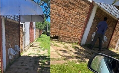 Bürgerinitiative oder Scherz? Urinal auf offener Straße installiert