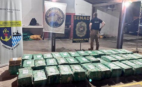 Eine Tonne Marihuana auf einer Insel in Ñeembucú entdeckt