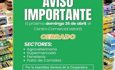 Achtung: Kooperative Carlos Pfannl schließt ihr Einkaufszentrum am Sonntag