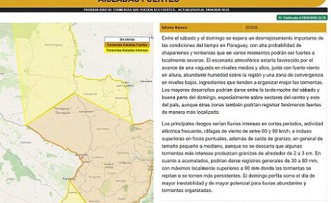 Sintflutgefahr am Sonntag: Massive Regenfälle und Hagel erwartet