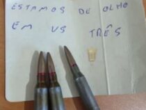 Scharfe Munition als Warnung: Brasilianerin von Unbekannten bedroht