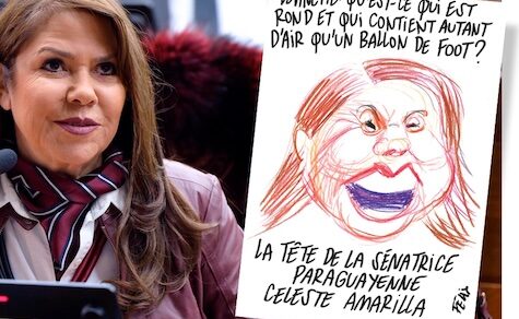 Französisches Magazin Charlie Hebdo satirisiert Celeste Amarilla