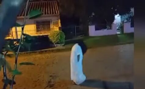 Nächtliche Märsche zum Friedhof: Anwohner filmen rätselhafte Frauen