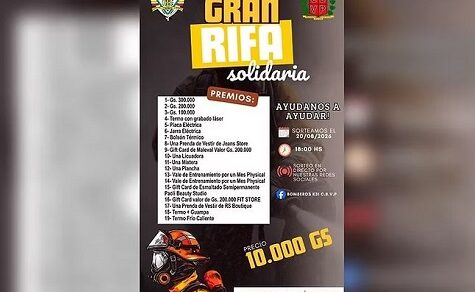 Verlosung am morgigen 20. August: Feuerwehr aus Villarrica bittet Bürger um Unterstützung