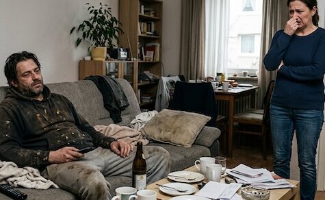 Frau will die Scheidung, weil ihr Mann sich nicht wäscht
