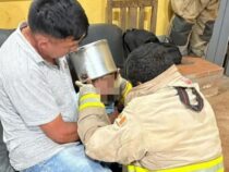 Haushalts-Albtraum mit Happy End: Kleinkind steckt in Schnellkochtopf fest